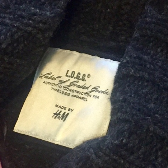 H&M Wool Cable Knit Long Sleeve Sweater. - Picture 3 of 4